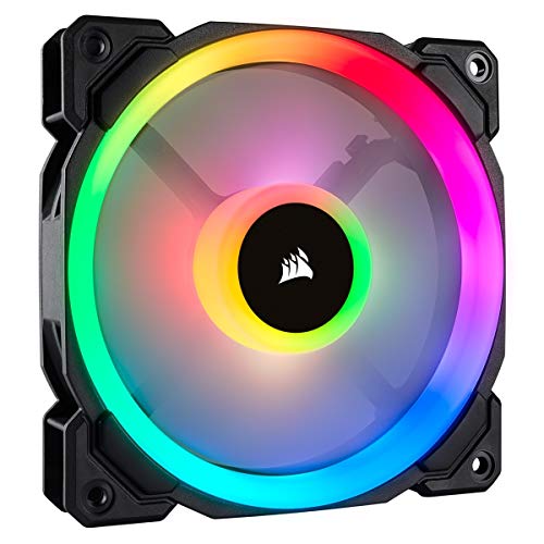 Corsair PWM-Lüfter RGB, Schwarz, 1 x 120 mm Lüfter
