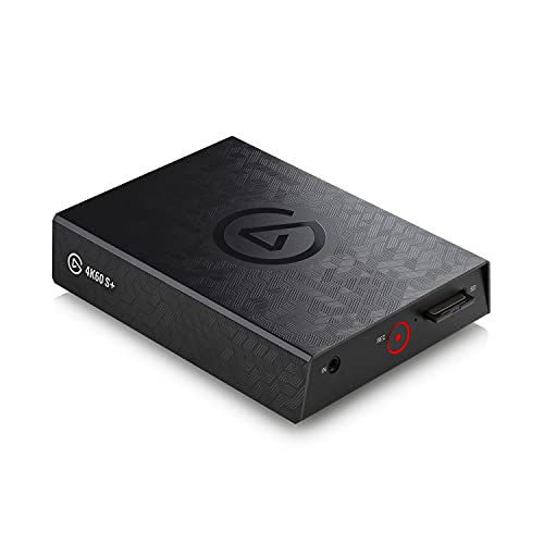 Elgato 4K60 S+, externe Aufnahmekarte, aufzeichnen in 4K60 HDR10 mit Ultra-Low-Latency auf PC oder SD Karte auf PS5/PS4, Xbox Series X/S, Xbox One X/S, in OBS und mehr, für Windows