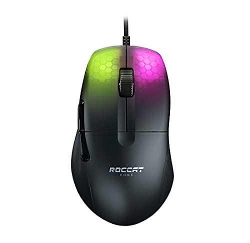 Roccat Kone Pro - Lightweight Ergonomic Optical Performance Gaming Maus , schwarz