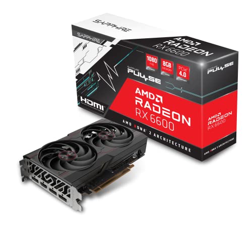 Sapphire Pulse AMD Radeon RX 6600 Gaming 8 GB GDDR6 HDMI / Triple DP