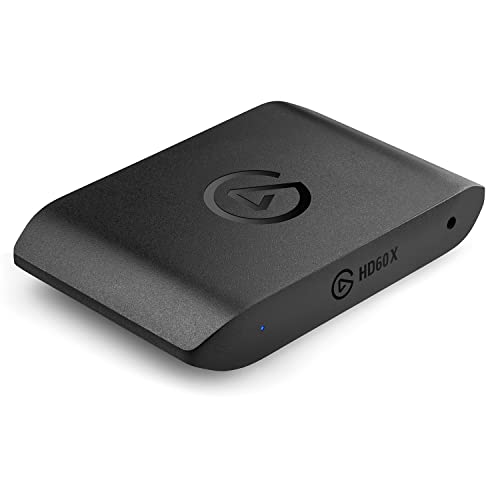 Elgato HD60 X - Streamen und aufzeichnen in 1080p60 HDR10 oder 4K30 mit ultraniedriger Latenz auf PS5, PS4/Pro, Xbox Series X/S, Xbox One X/S, in OBS und weiteren Programmen, kompatibel mit PC und Mac