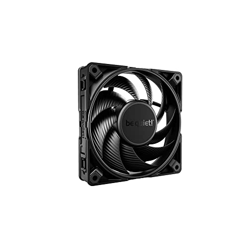 be quiet! Silent Wings Pro 4 120mm PWM Lüfter, optimierte Lüfterblätter, außergewöhnlich hohe Performance, Speed Switch für maximale PWM-Drehzahl, 6-Pol-Lüftermotor Fluid-Dynamic-Lager, Schwarz, BL098