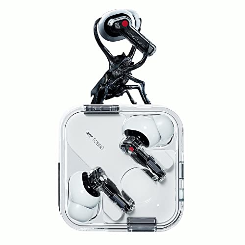 Nothing Ear (2) – Kabellose Kopfhörer mit ANC (Active Noise Cancelling), Hi-Res Audio-Zertifizierung, Dual Connection, leistungsstarker benutzerdefinierter 11,6-mm-Treiber – Weiß