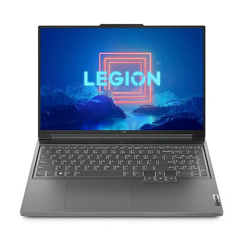 Lenovo Legion Slim 5 Gaming Laptop | 16" WQXGA Display | 165Hz | AMD Ryzen 7 7840HS | 16GB RAM | 1TB SSD | NVIDIA GeForce RTX 4070 | Win11 Home | QWERTZ | grau | 3 Monate Premium Care