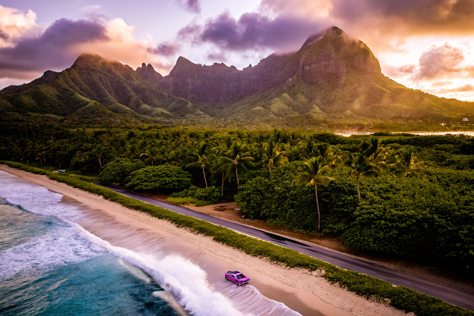 Atemberaubende Landschaften und spannende Rennen auf der Insel Hawaii in The Crew Motorfest. The Crew Motorfest