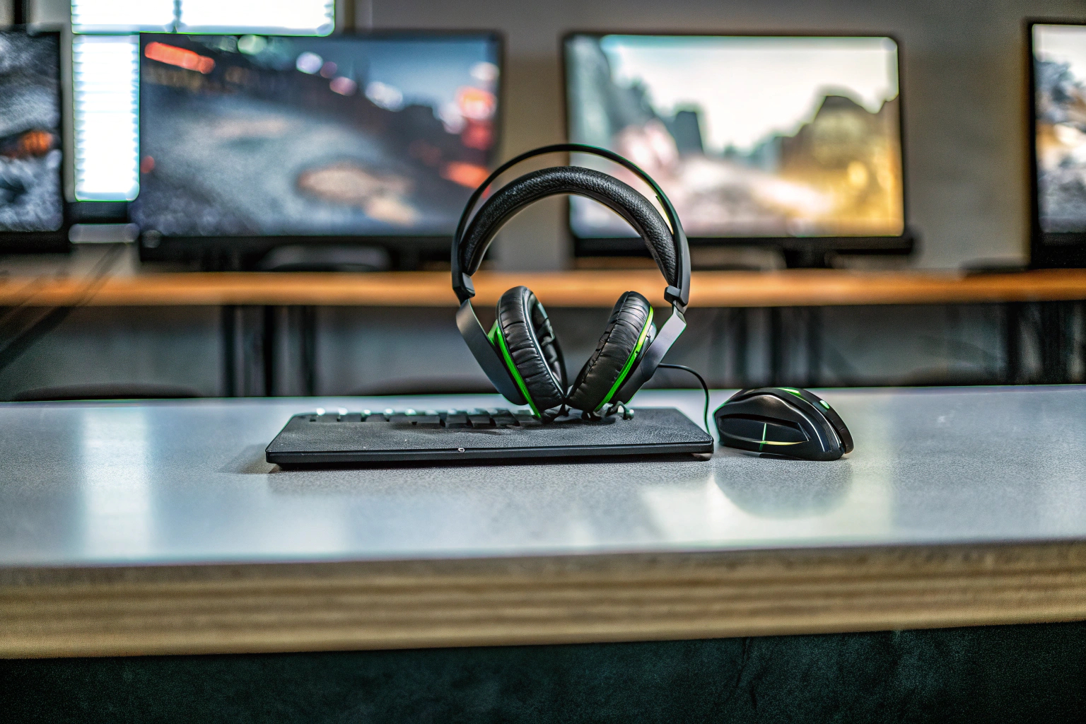 Das Razer BlackShark V2 X Gaming Headset bei einem Esports-Event. Razer BlackShark V2 X Gaming Headset
