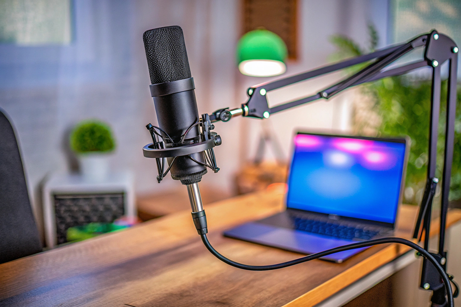 Das TONOR USB/XLR Mikrofon mit Schwenkarm und professionellem Setup. TONOR USB/XLR Mikrofon