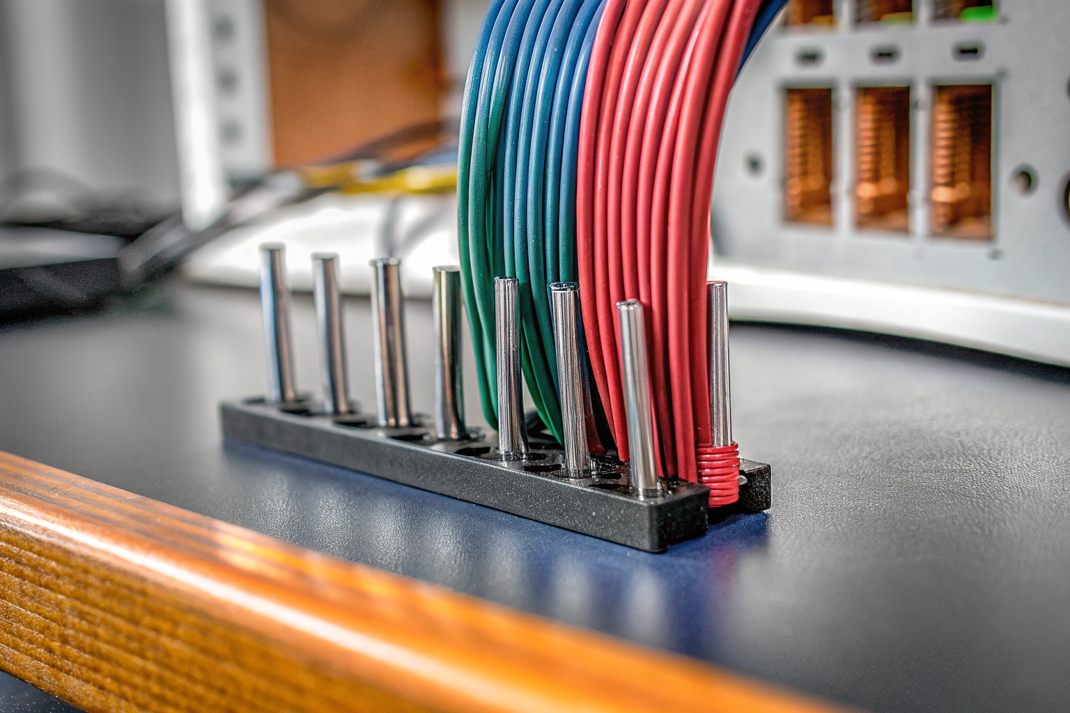 Detailansicht eines PC-Modding-Projekts, das die Verwendung von Molex-Extractoren zeigt PC-Modding mit Molex-Extractoren