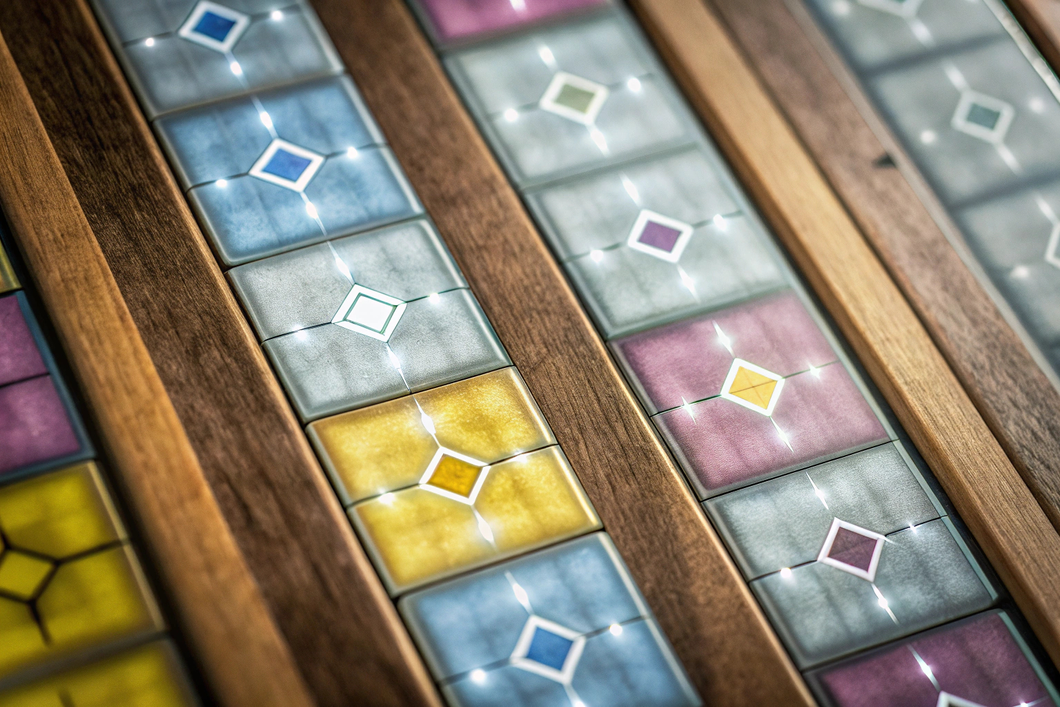Detailaufnahme der farbenfrohen Grafik von Magic Tiles 3 Magic Tiles 3 Kachelspiel