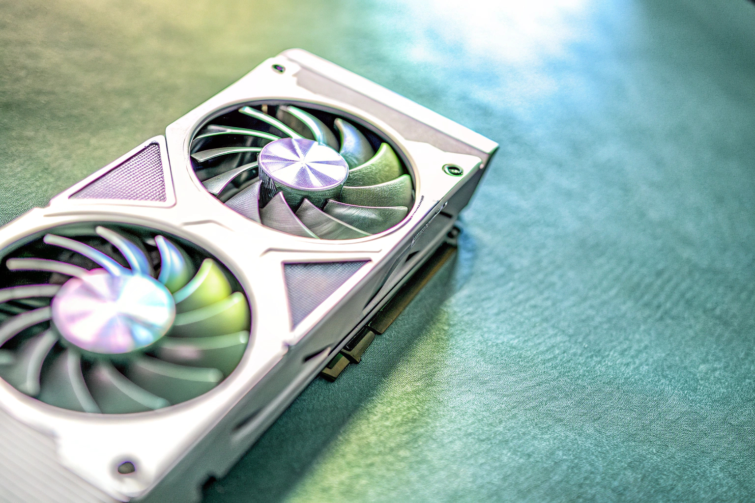 Gaming-Grafikkarte mit RGB-Beleuchtung