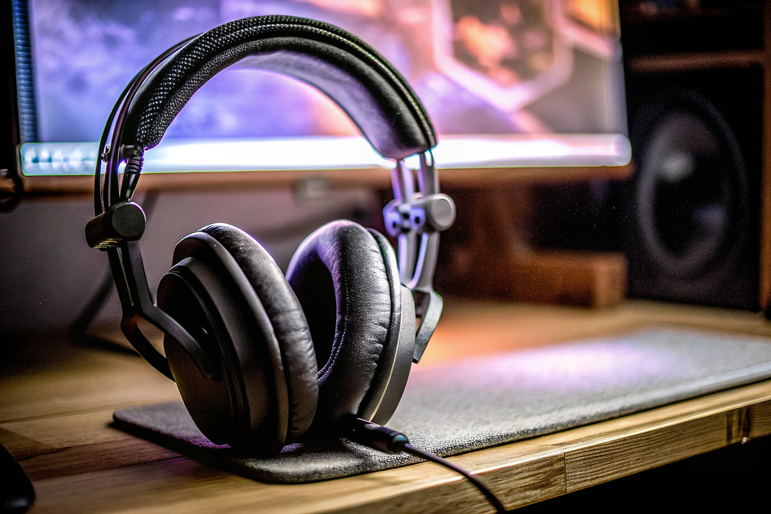 Detailaufnahme eines Gamers mit dem Razer BlackShark V2 X Headset Gamer mit Razer BlackShark V2 X