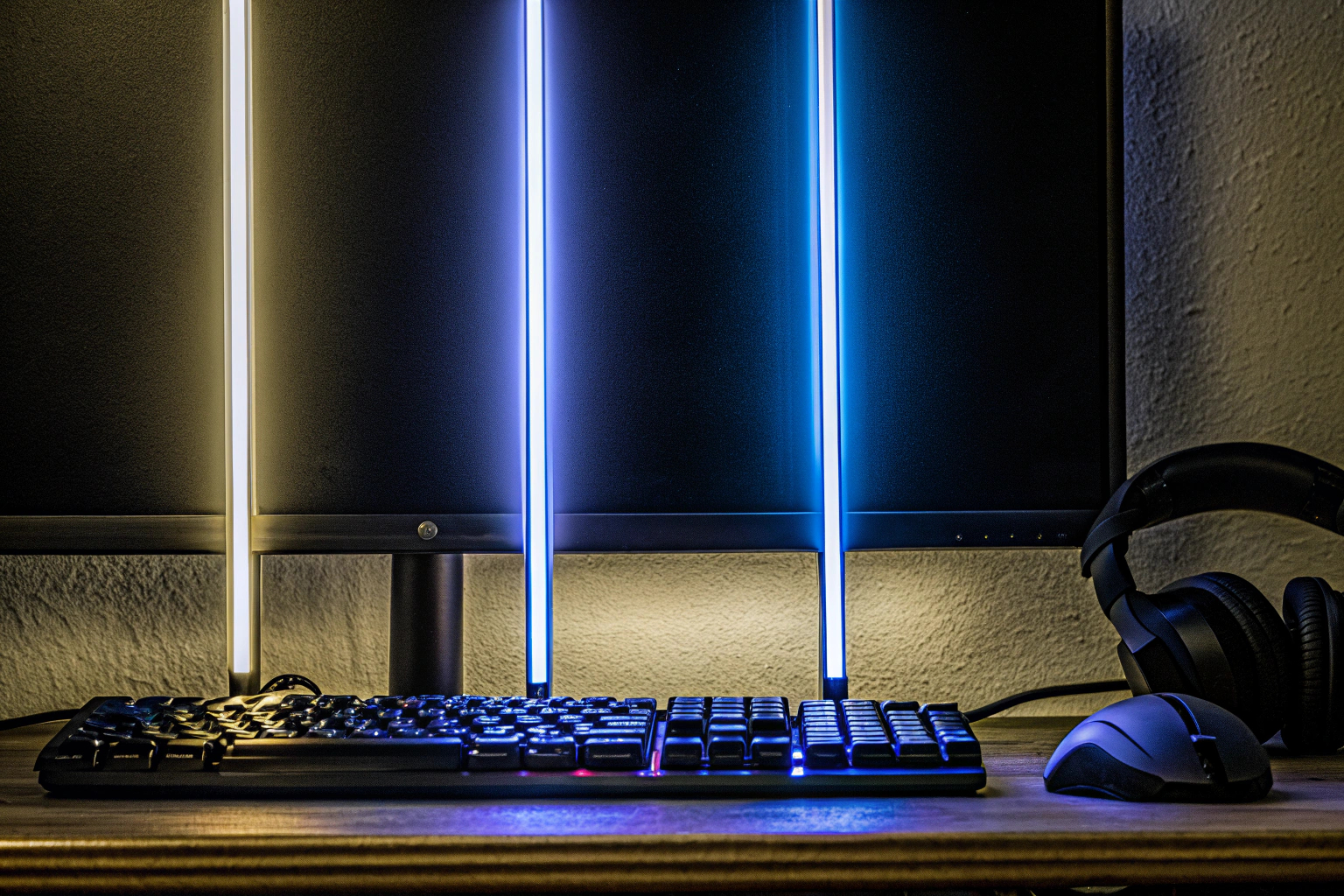 RGB Lightbars Gaming-Setup
