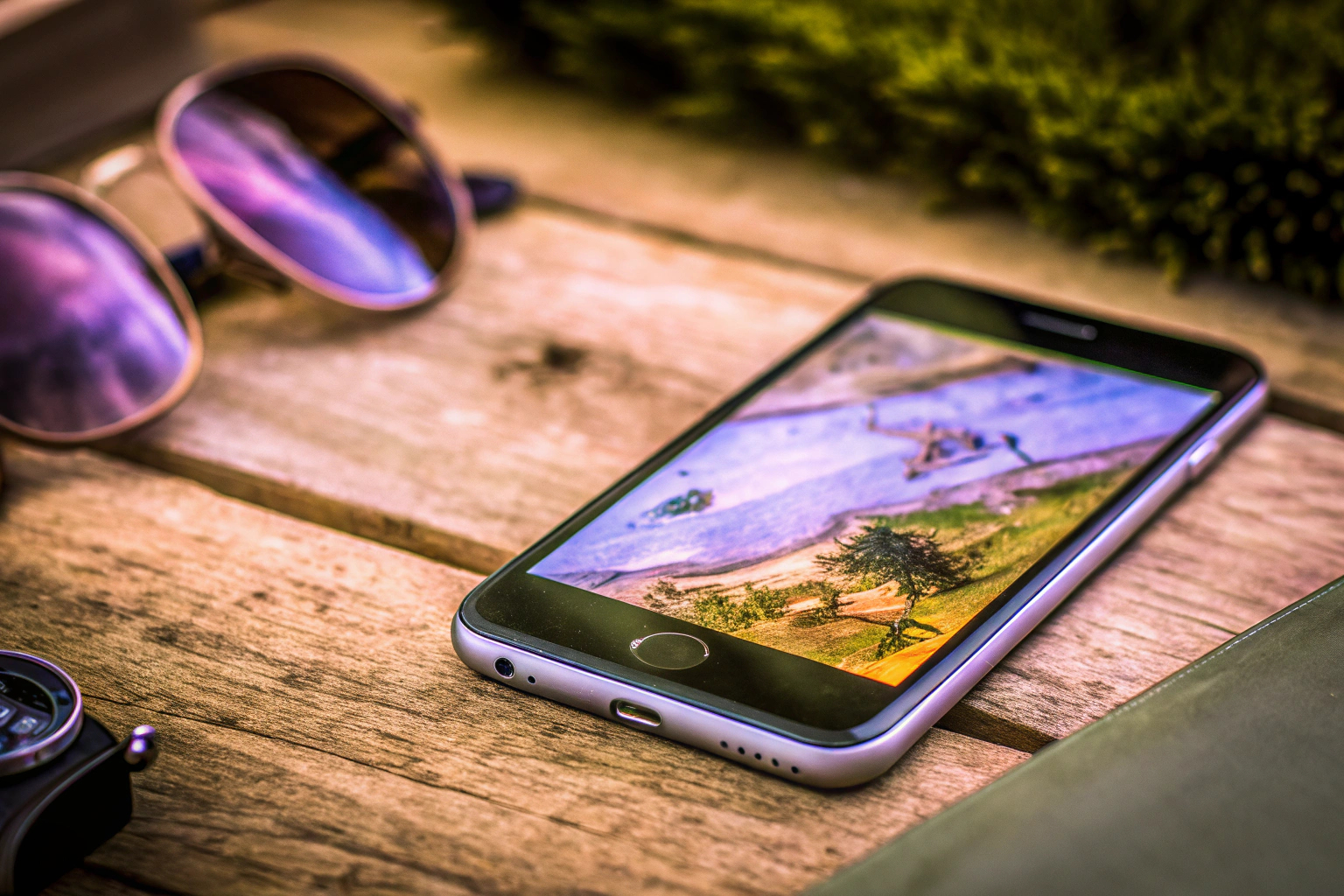 Smartphone mit Handyspiel