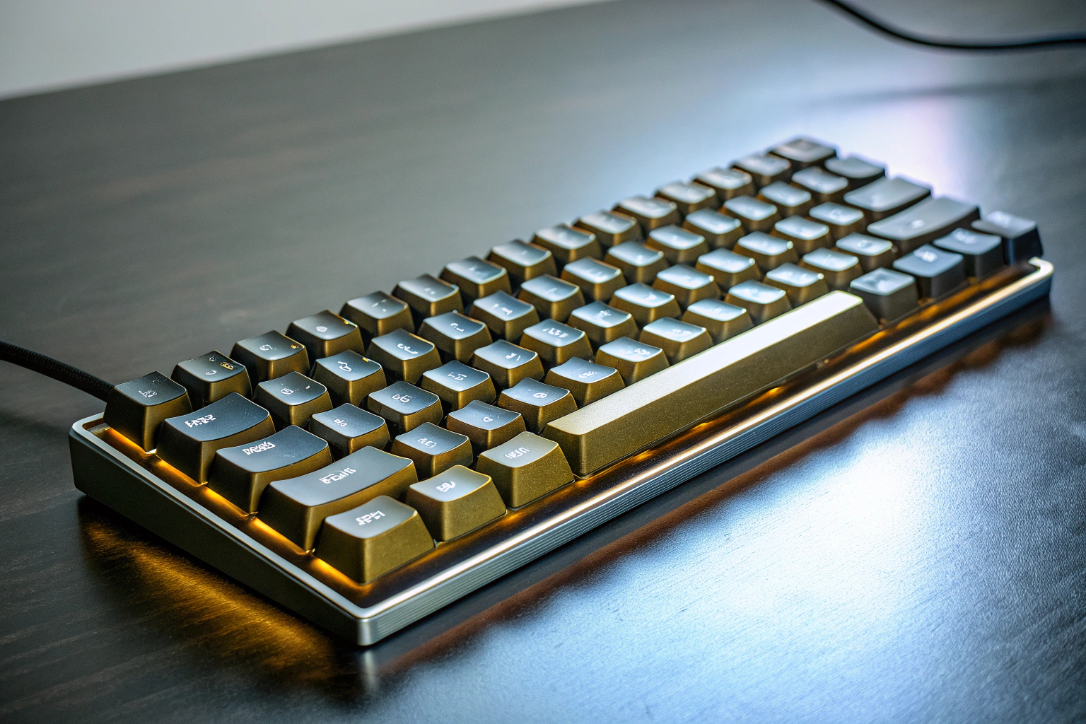 Die Dierya DK61se mit ihrem ultraschlanken 61-Tasten-Design und tastbarem Klicken. Dierya DK61se mechanische Tastatur