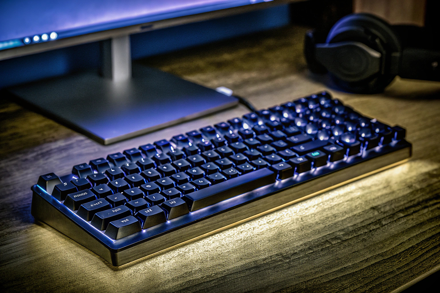 Die KOORUI Mechanisch Tastatur mit kompaktem Design und robusten mechanischen Schaltern. KOORUI Mechanische Gaming-Tastatur