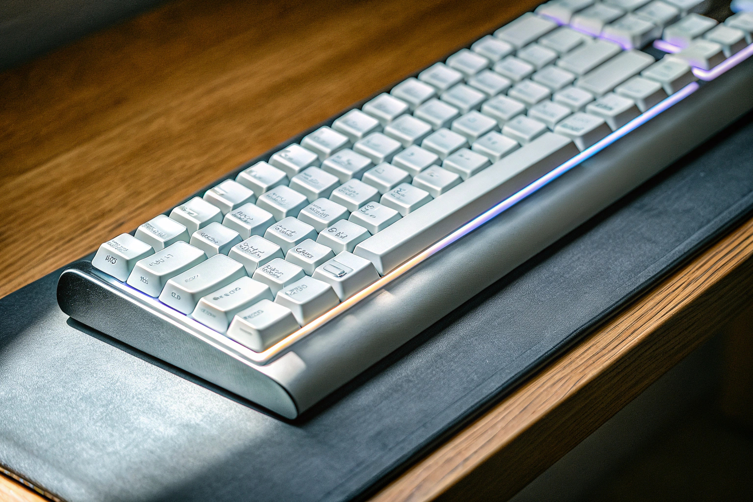 Die Razer Ornata V3 X mit flachen Tasten und ergonomischer Handballenauflage. Razer Ornata V3 X flache Tasten