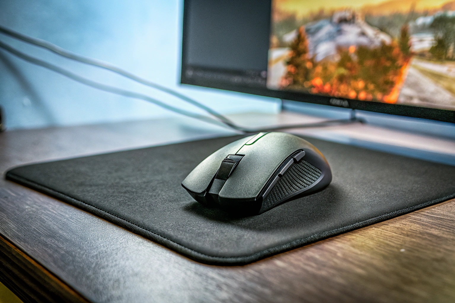 Die Redragon kabellose Gaming-Maus im Einsatz mit RGB-Beleuchtung Redragon kabellose Gaming-Maus