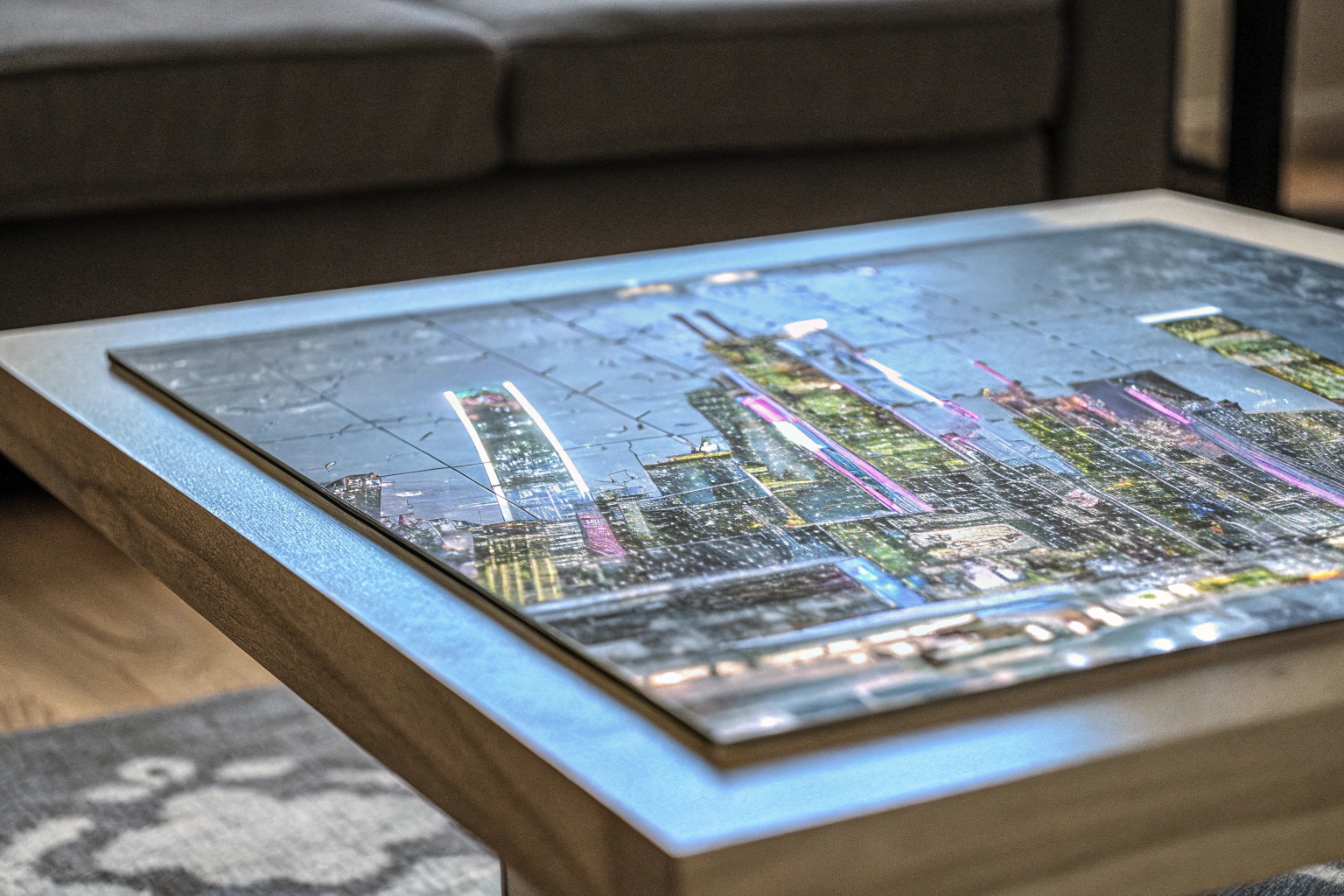 Ein 3D-Puzzle mit Cyberpunk-Design Cyberpunk 3D Puzzle