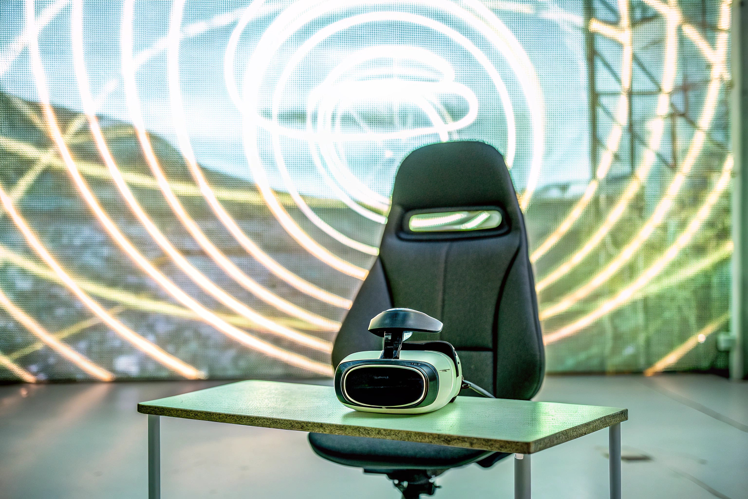 Ein Benutzer genießt ein VR-Spiel mit der Mr.Twinklelight VR-Brille und Fernbedienung. Mr.Twinklelight VR-Brille im Einsatz