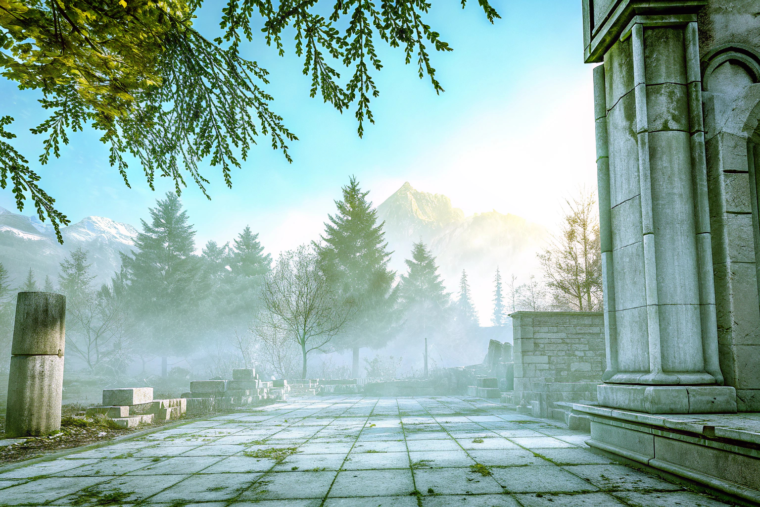 Ein Bild aus dem Gothic 1 Remake, das die überarbeitete Grafik und die dichte Atmosphäre zeigt. Gothic 1 Remake Grafik