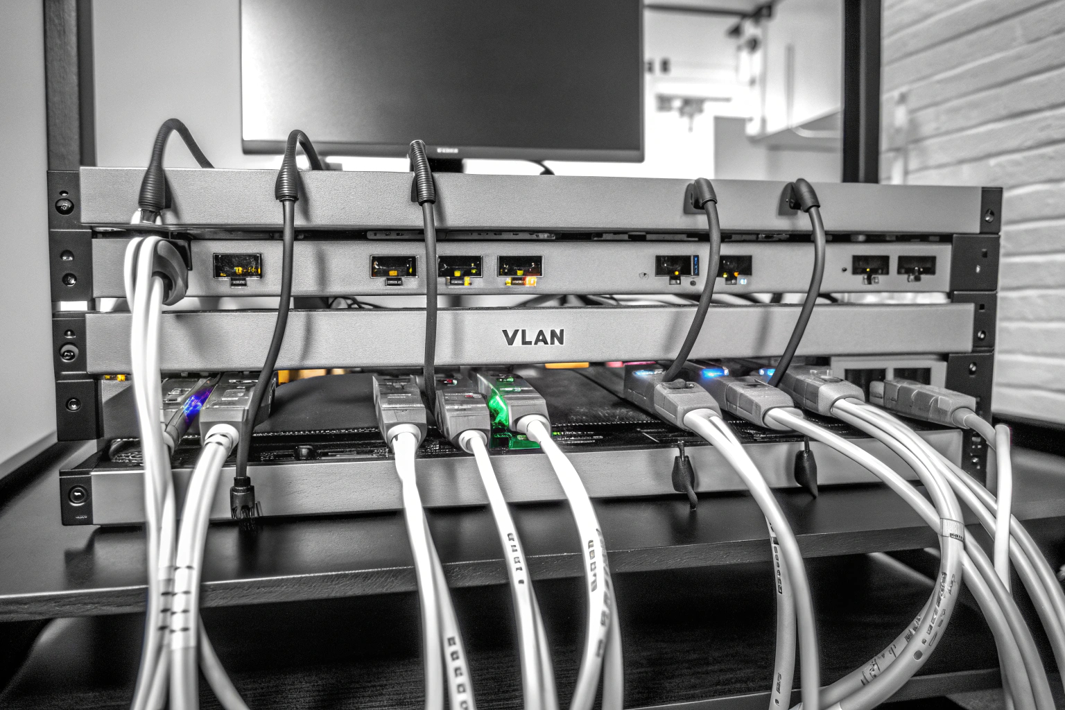 Effizient organisiertes Netzwerk mit VLANs