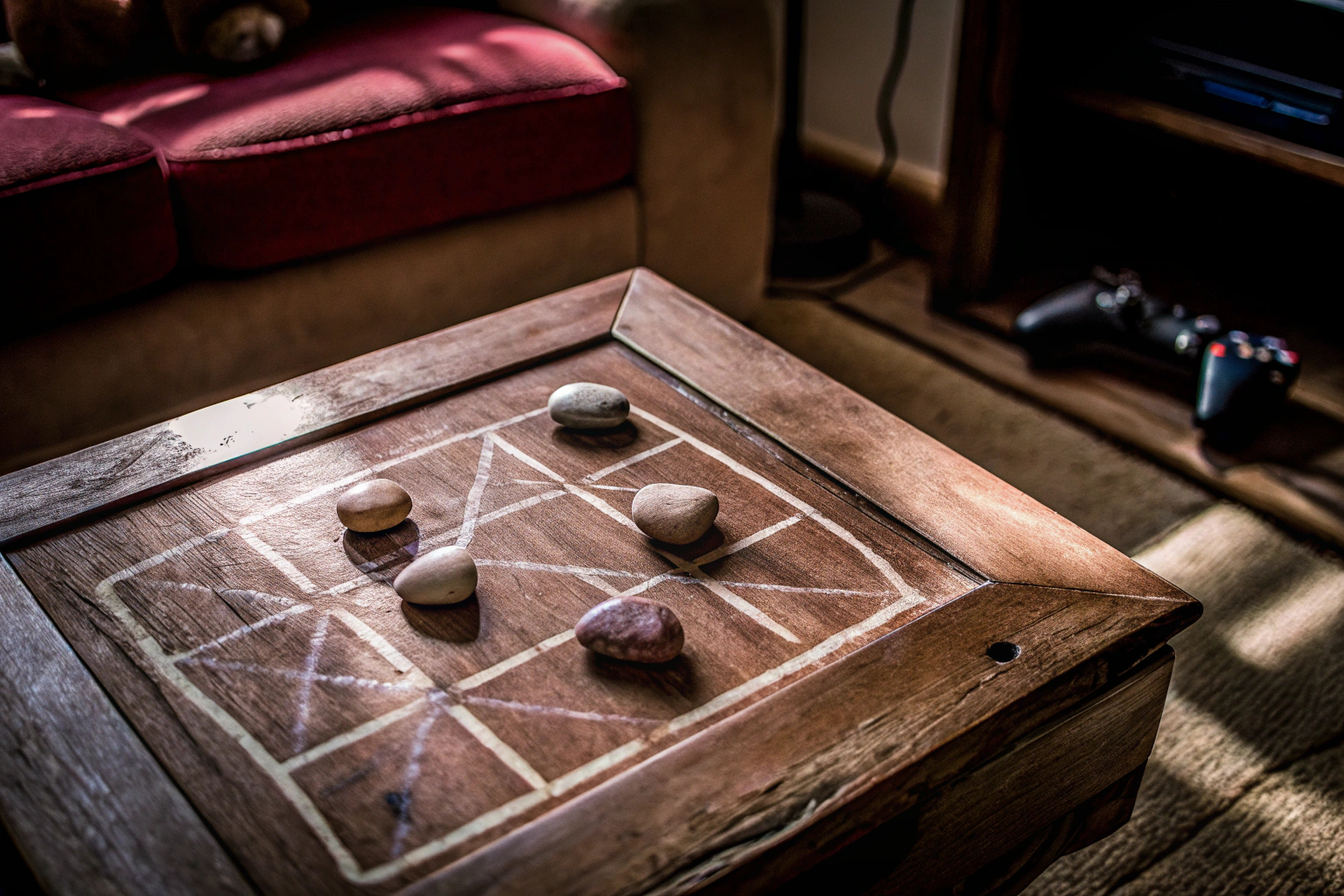 Ein Bild von einem klassischen Tic Tac Toe Spiel. Tic Tac Toe Spiel
