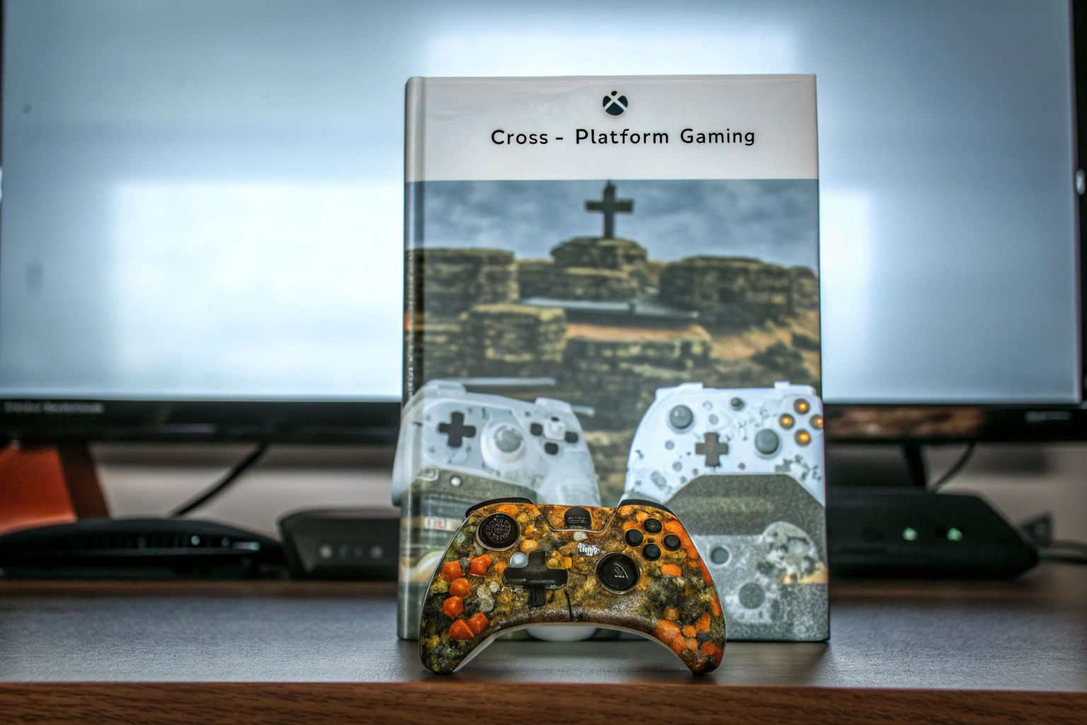 Ein Coverbild eines Buches über die Entwicklung von Cross-Platform-Spielen. Entwicklungsbuch