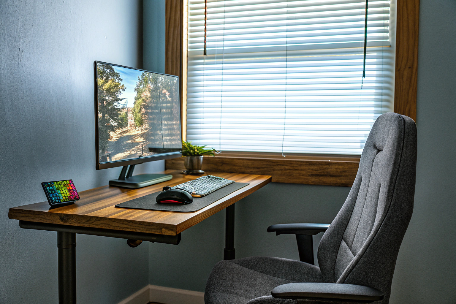 Ein Gamer, der an einem Budget-Setup spielt Budget-Gaming-Setup