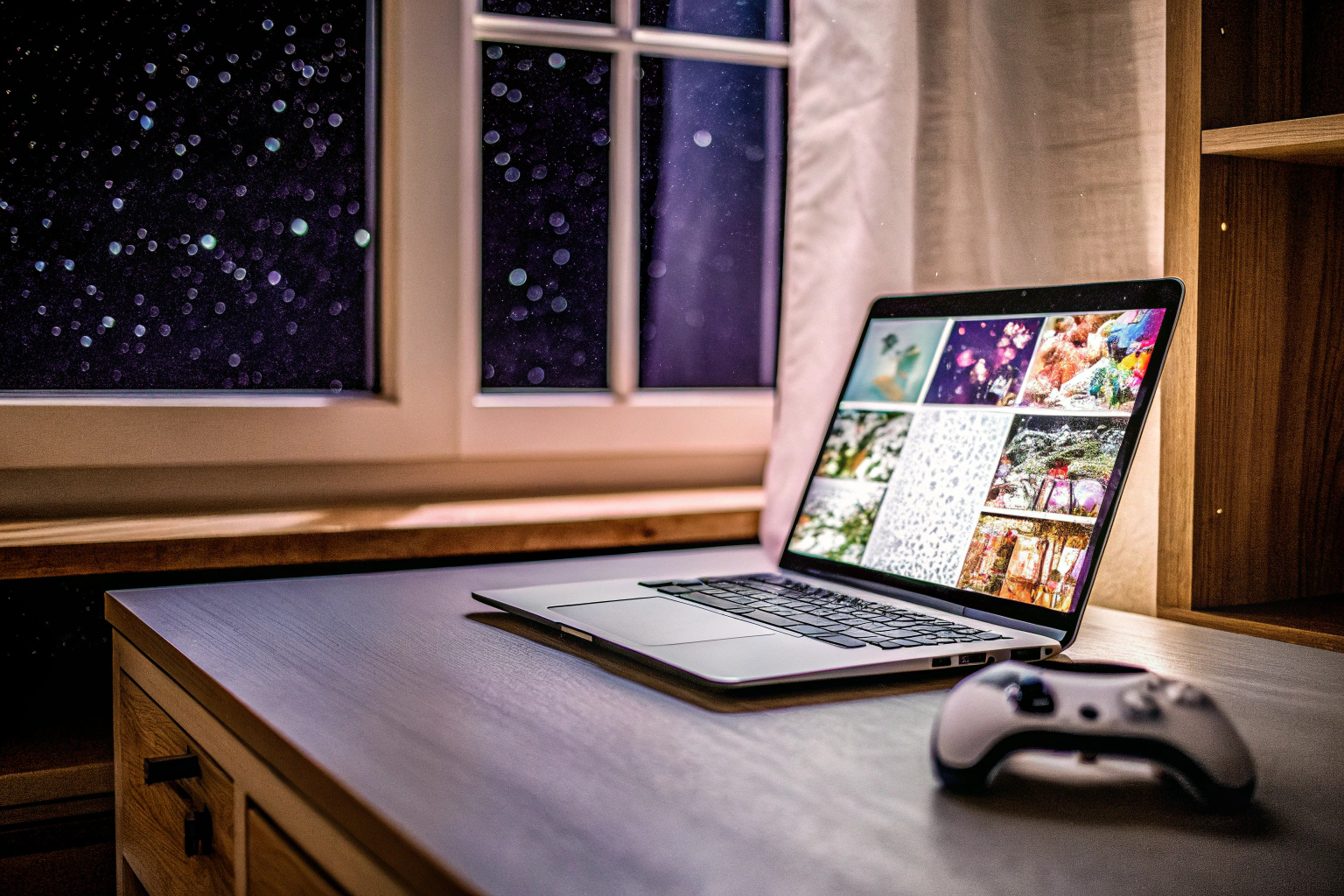 Cloud-Gaming mit Laptop und Controller