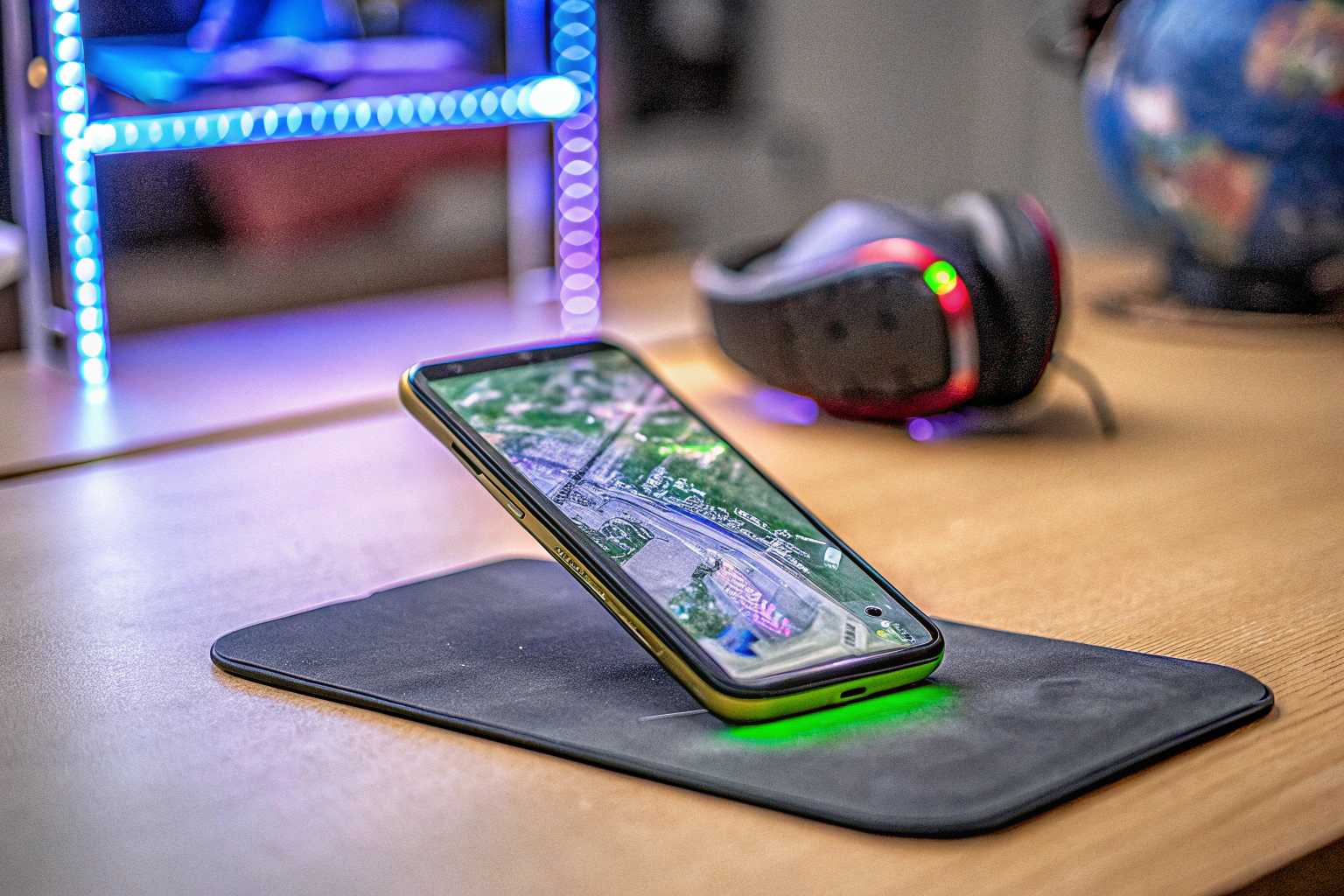Ein Gamer, der auf einem Smartphone mit RISOKA Gaming Finger Sleeves spielt. RISOKA Gaming Finger Sleeves im Einsatz