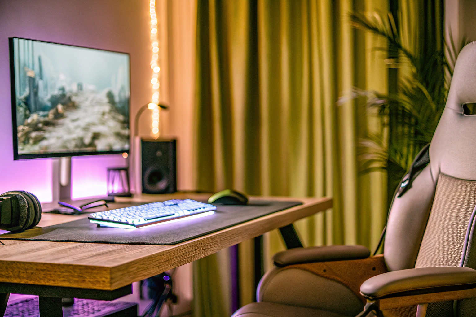Gamer bereitet sich auf E-Sport vor