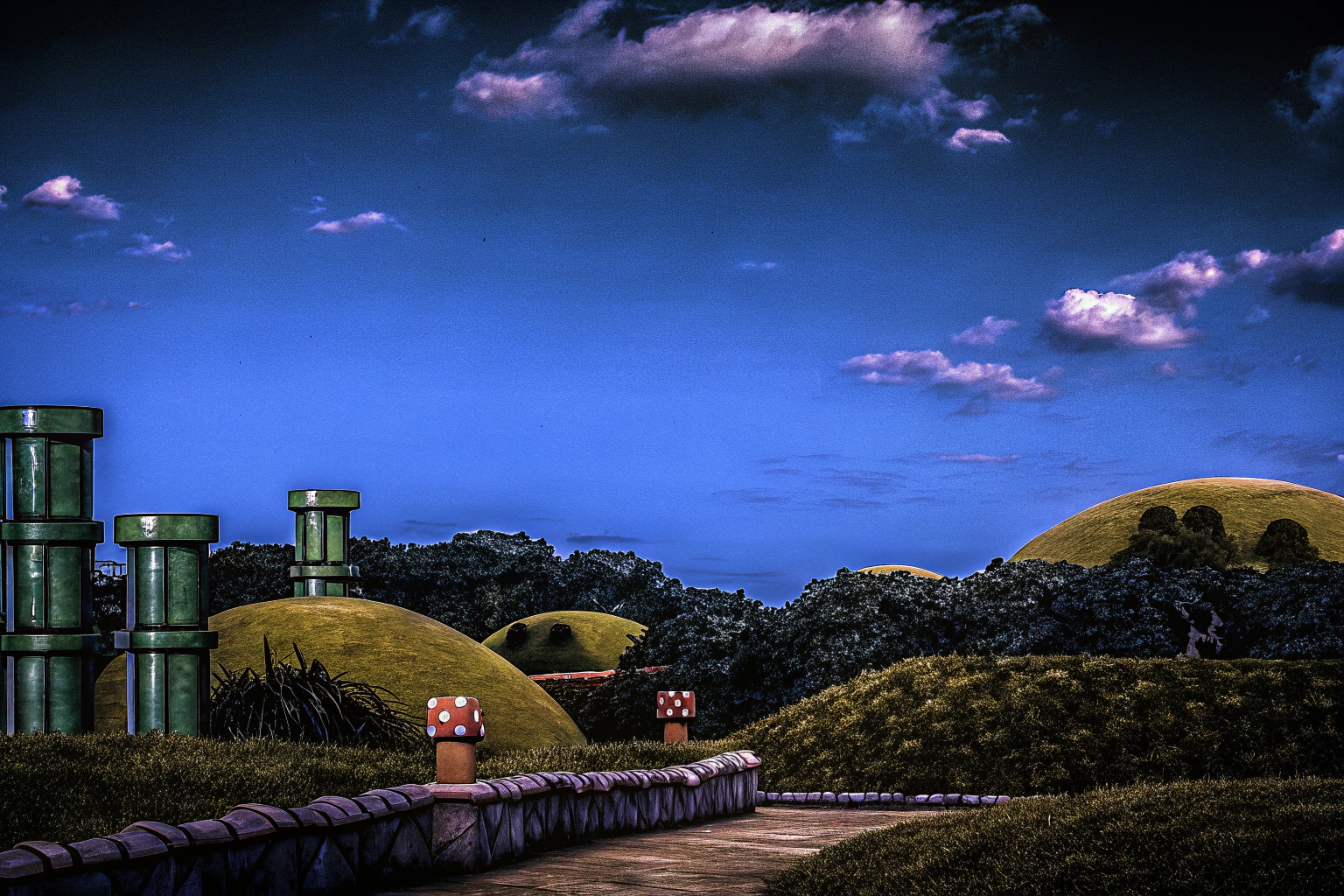 Ein klassisches Mario-Level aus New Super Mario Bros. U Deluxe. New Super Mario Bros. U Deluxe