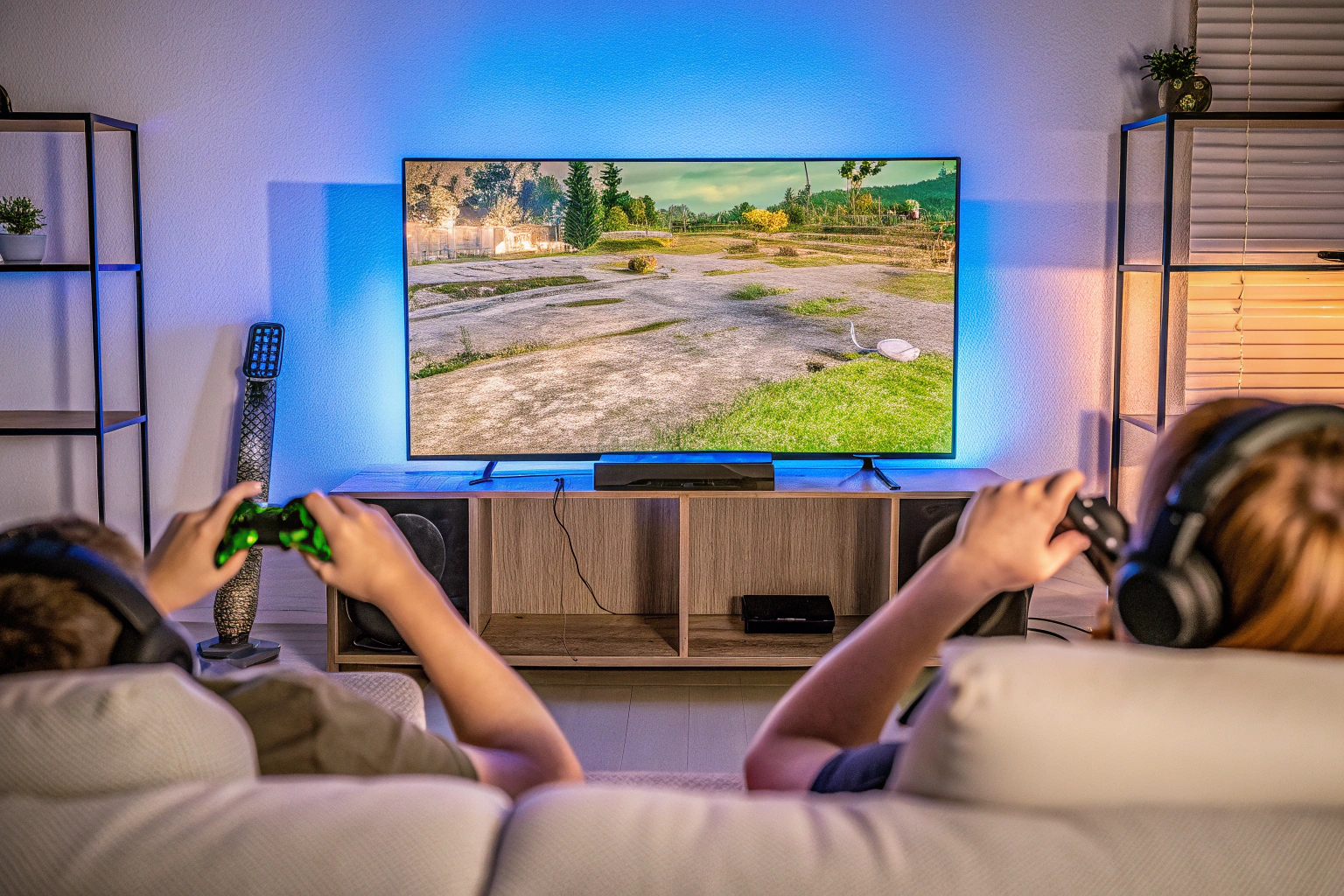 Gamer in Aktion