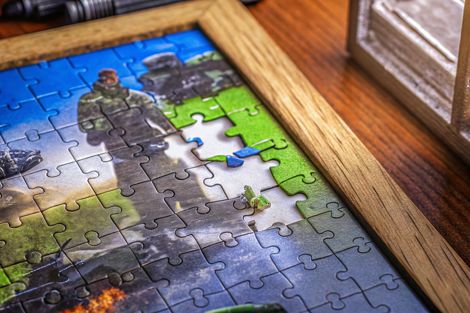Ein Puzzle mit Call of Duty Modern Warfare 2 Motiv Call of Duty Puzzle