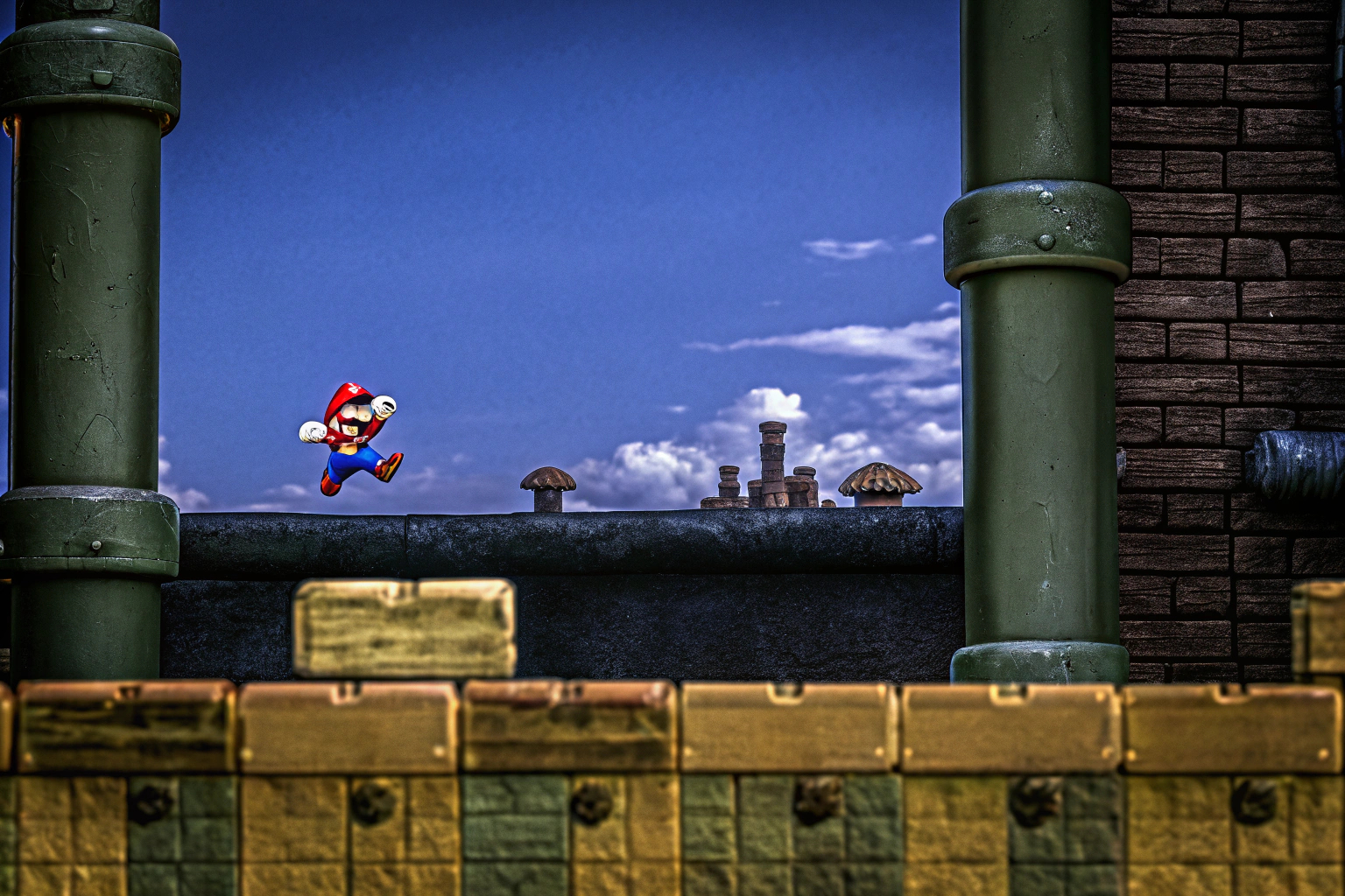 Klassisches Mario-Spiel