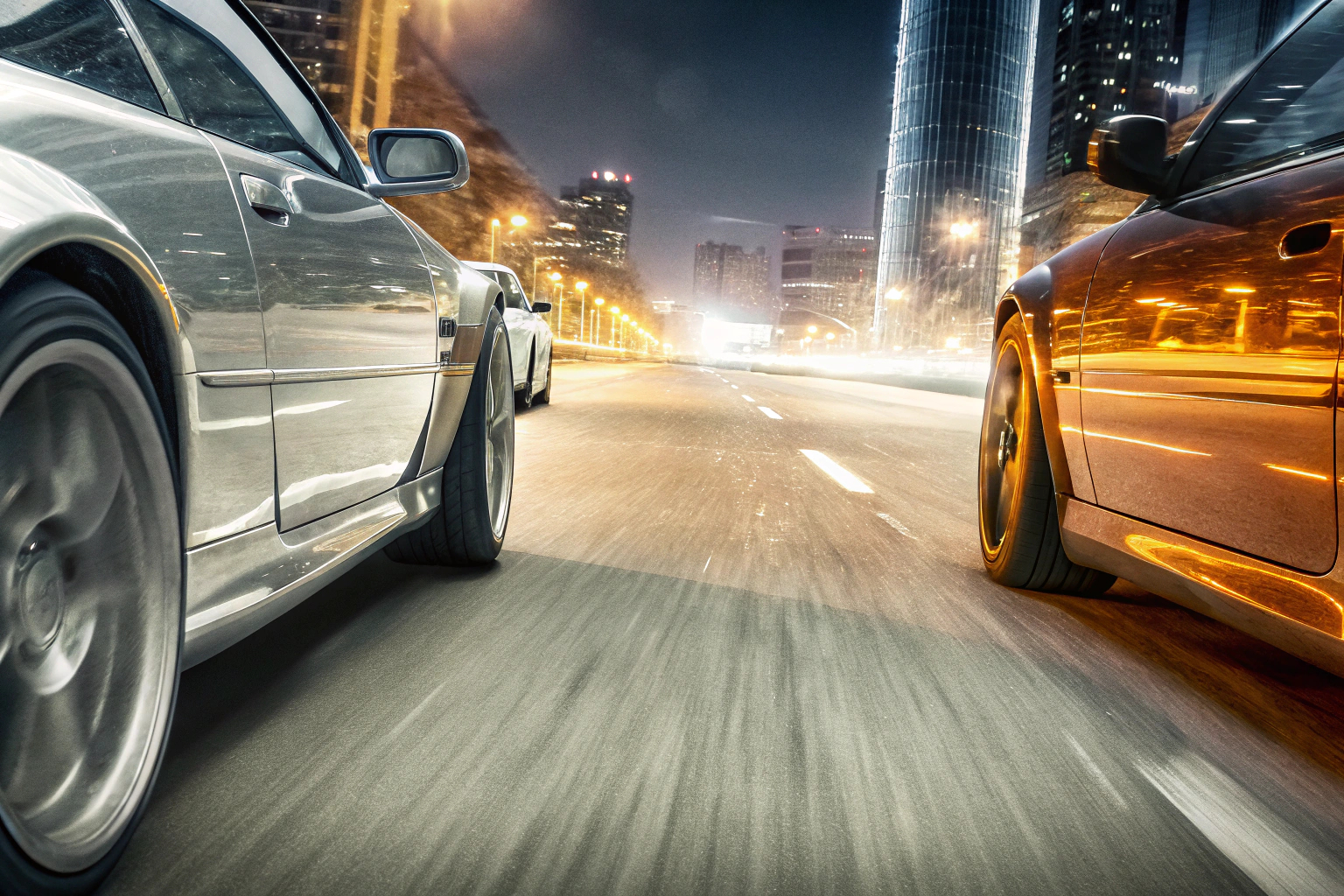 Ein Screenshot aus Need for Speed: Most Wanted, der ein spannendes Straßenrennen zeigt. Need for Speed: Most Wanted Screenshot