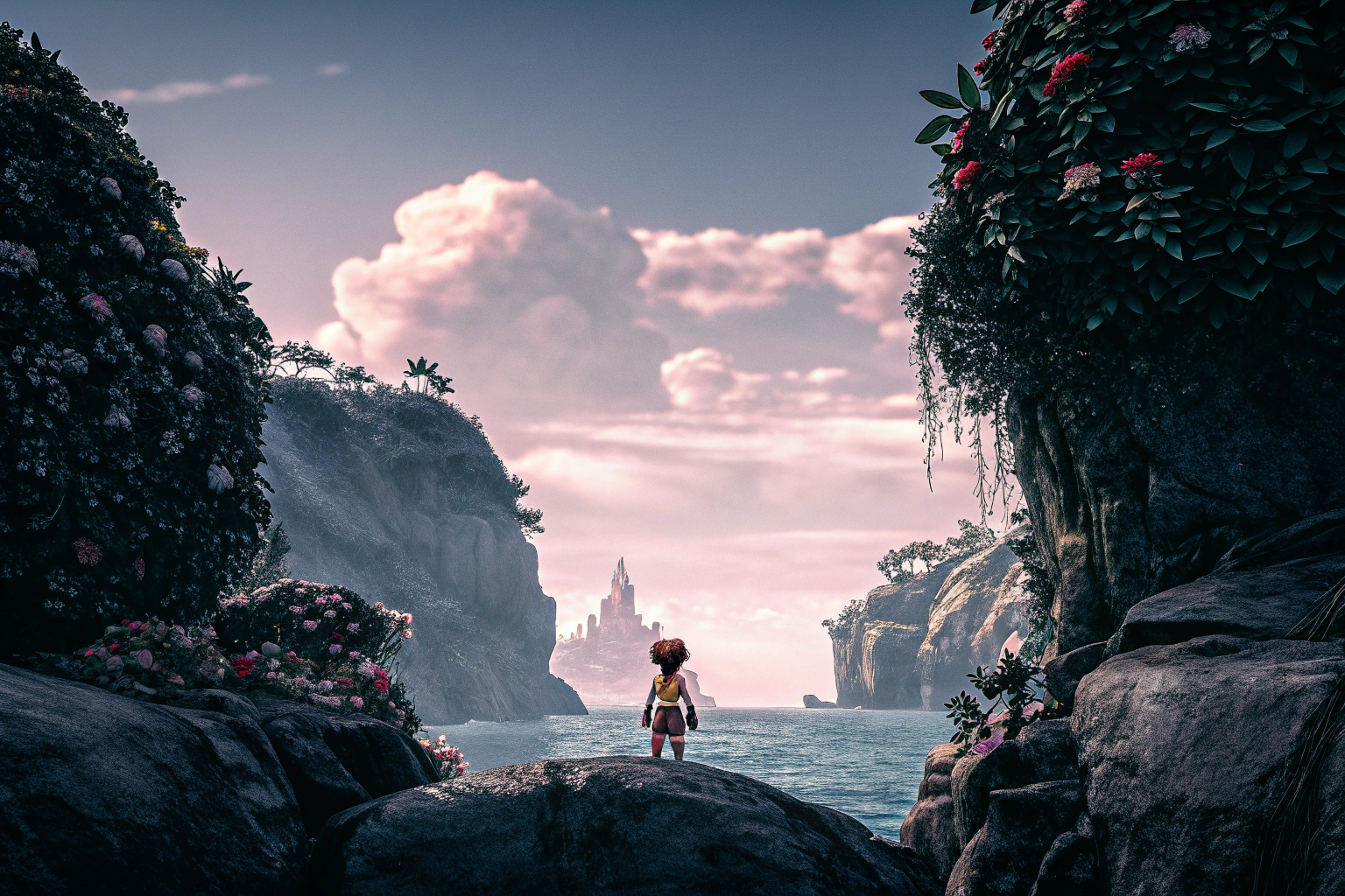 Ein Screenshot des Spiels 'Oceanhorn 2' mit atemberaubender Grafik. Screenshot von Oceanhorn 2