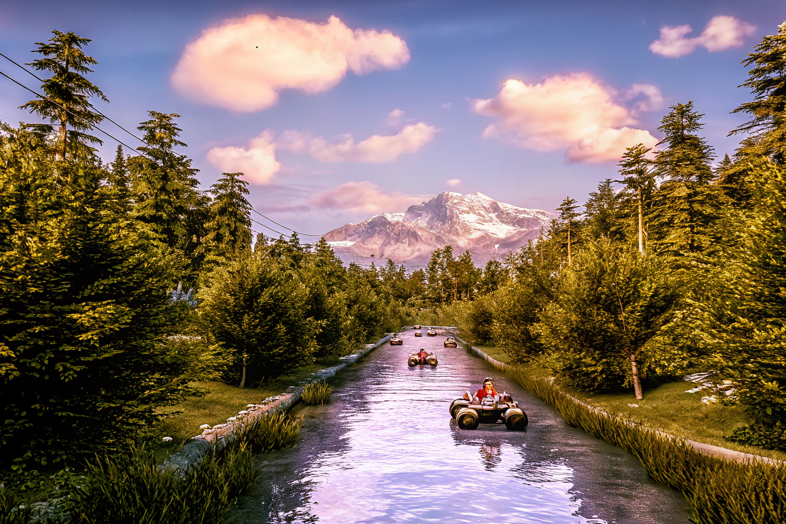Spiel-Screenshot mit hohen FPS