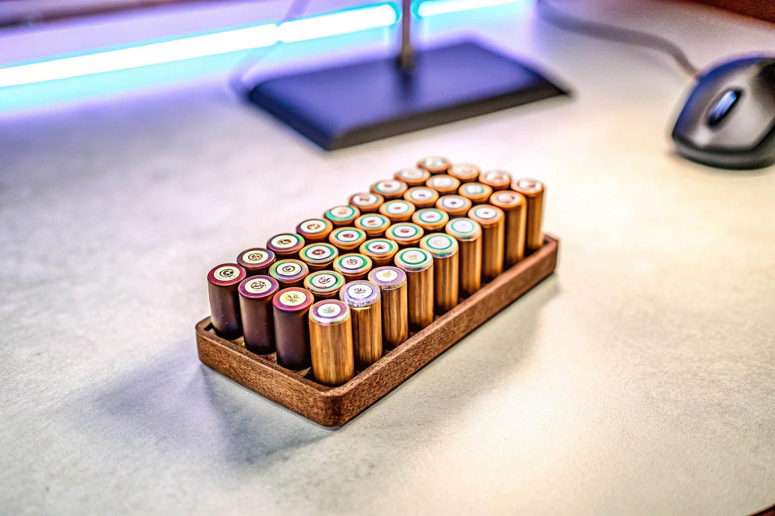 Ein Set von AA und AAA Batterien für Gaming-Zubehör. VARTA Batterien