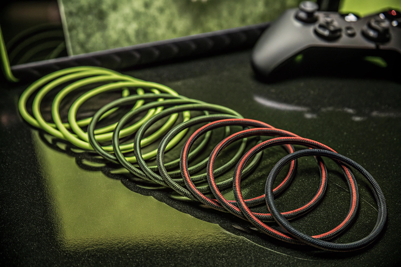Ein Set von AIMRING Schaumstoff-Ringen, die die Zielgenauigkeit beim Spielen verbessern. Schaumstoff-Ringe zur Verbesserung der Zielgenauigkeit