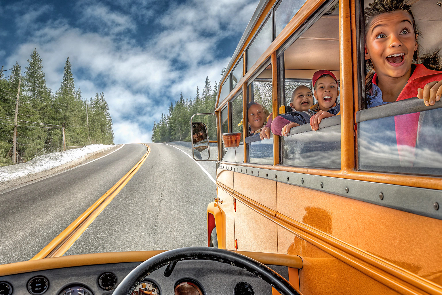 Ein Simulationsspiel, in dem der Spieler die Rolle eines Schulbusfahrers übernimmt und Schüler sicher transportiert. Schulbus-Fahrsimulator