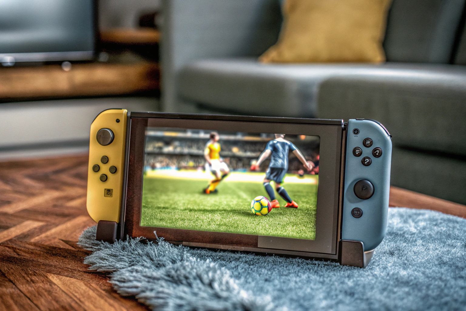 Ein spannendes Fußballspiel mit EA SPORTS FC 25 auf der Nintendo Switch. EA SPORTS FC 25 auf Nintendo Switch