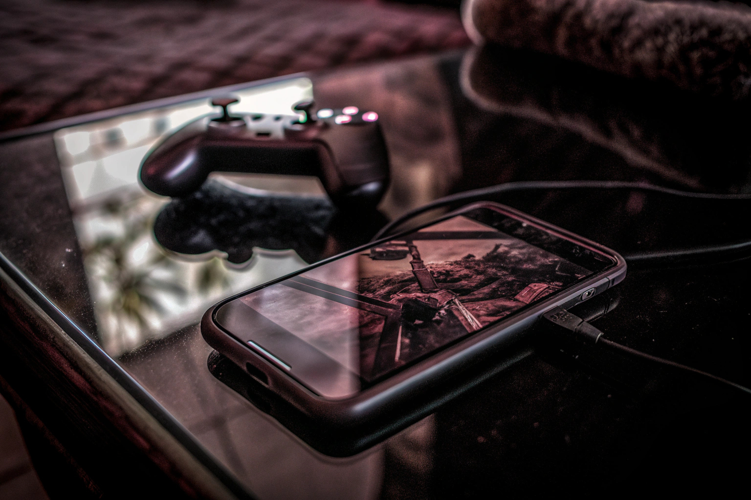 Spieler mit mobilem Joystick