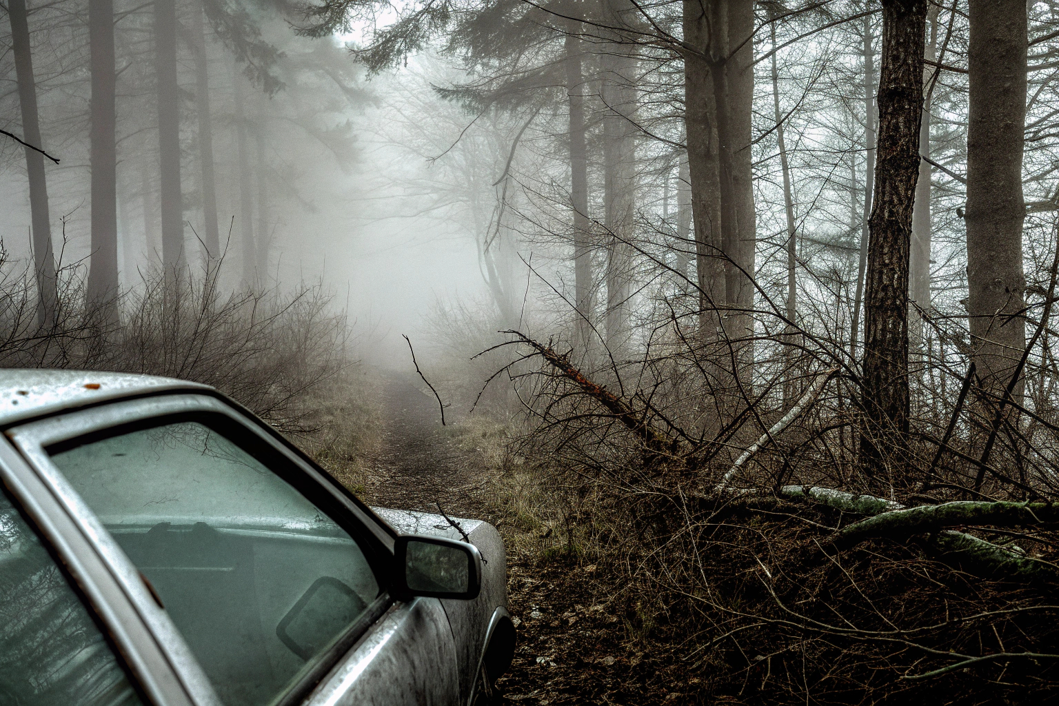 Ein stimmungsvoller Screenshot aus A Quiet Place - The Road Ahead, der die düstere und nervenaufreibende Atmosphäre zeigt. A Quiet Place - The Road Ahead Screenshot