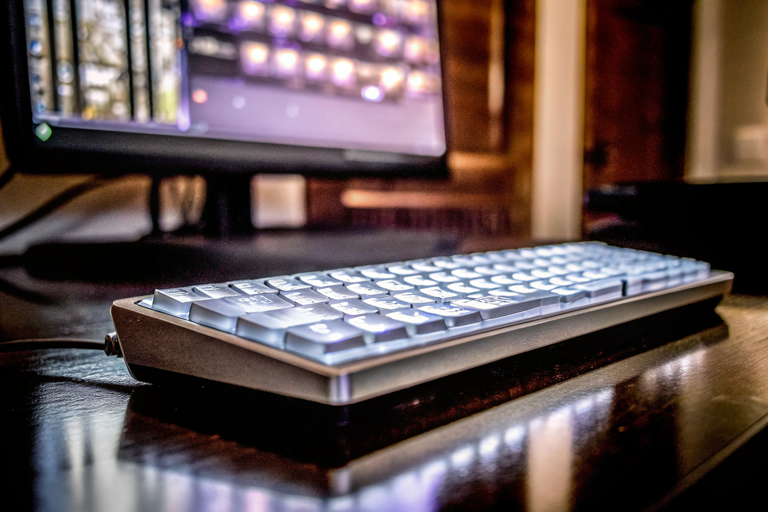 Ein Stream Deck mit beleuchteten Tasten, bereit für den Einsatz während eines Livestreams. Elgato Stream Deck in Action