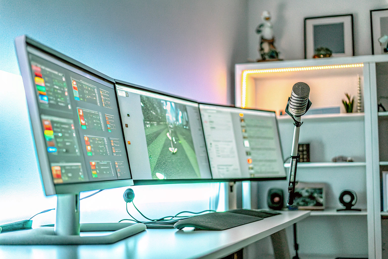 Ein Streamer, der auf mehreren Plattformen streamt. Cross-Platform Streaming