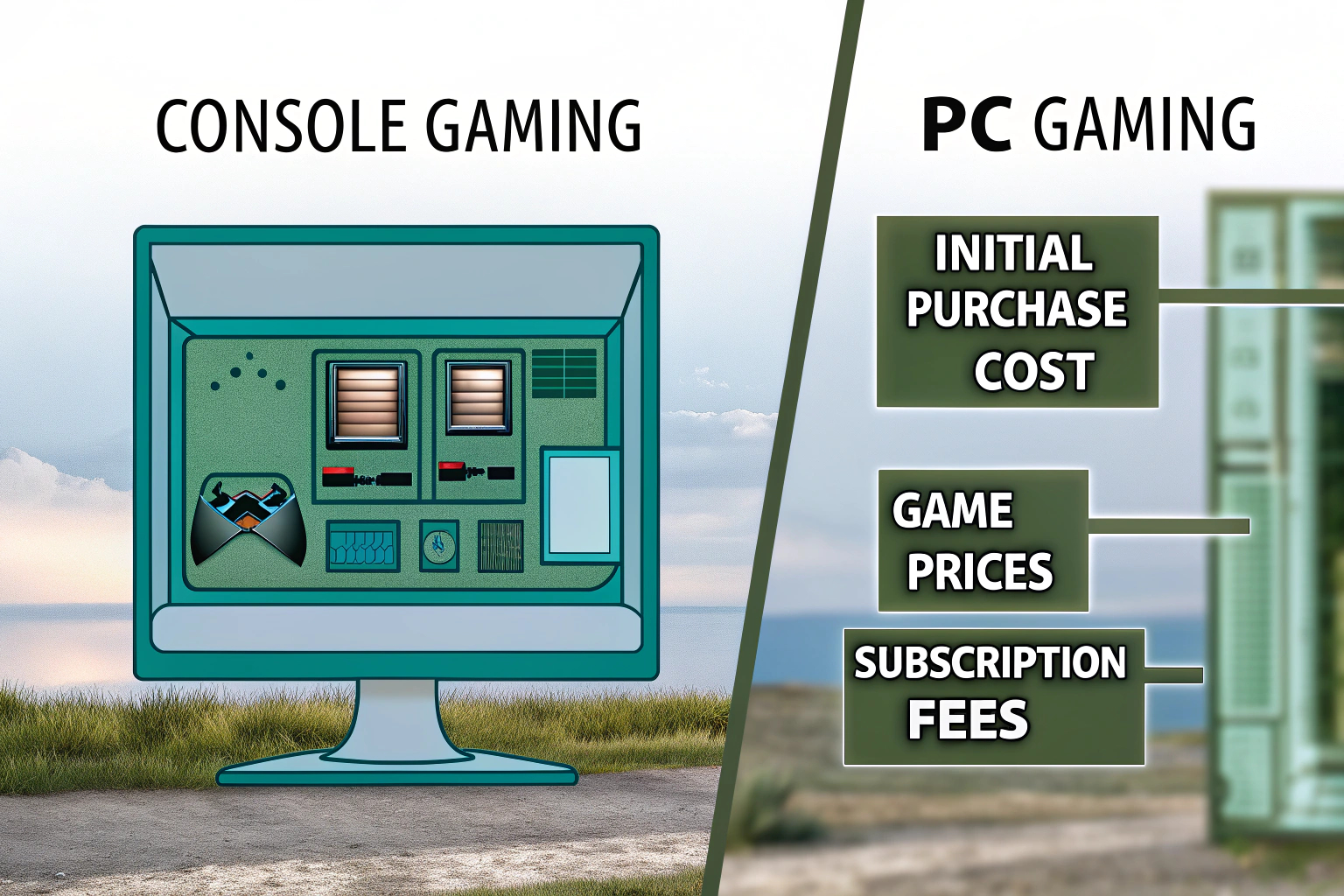 Ein Vergleich der Kosten zwischen Konsolen und PCs. Kostenvergleich Konsolen vs. PCs