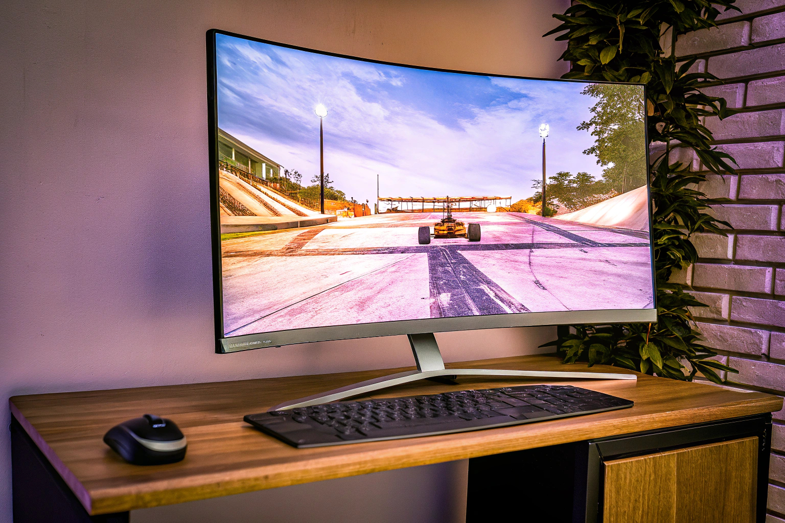 Ein Z-Edge Curved Gaming Monitor, der ein immersives Spielerlebnis bietet. Z-Edge Curved Gaming Monitor