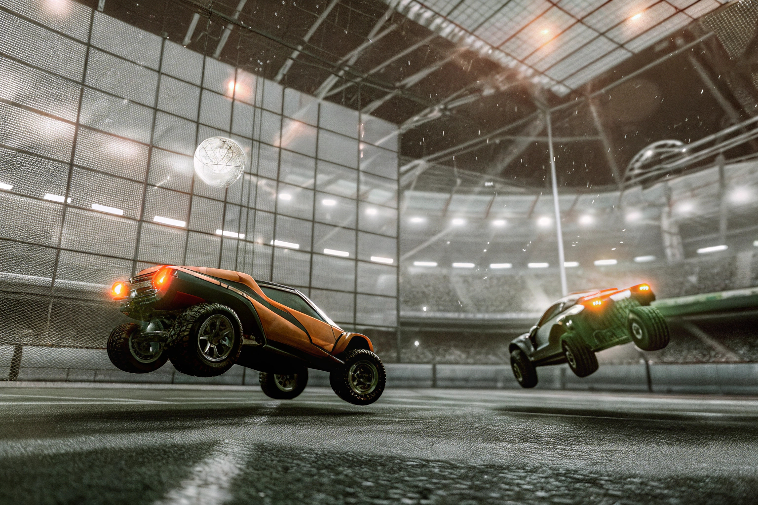 Eine aufregende Aufnahme von Rocket League, die den Spaß und die Intensität des Spiels veranschaulicht. Rocket League Gameplay