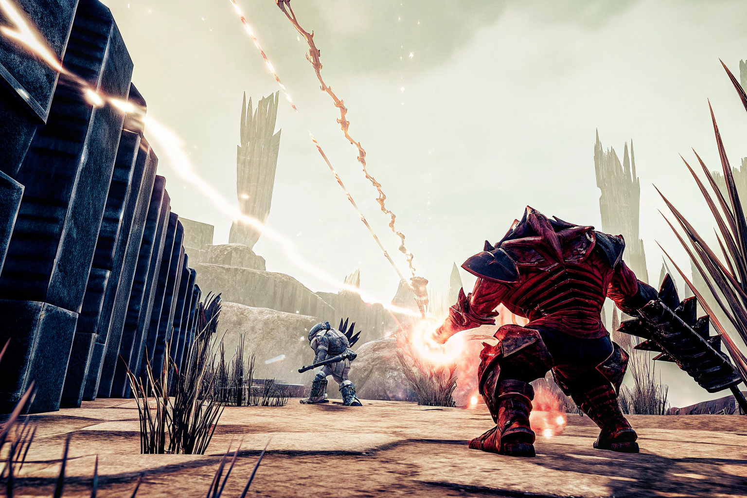 Eine epische Bosskampf-Szene aus Trine 5 mit beeindruckender Grafik und packender Action. Trine 5 Bosskampf